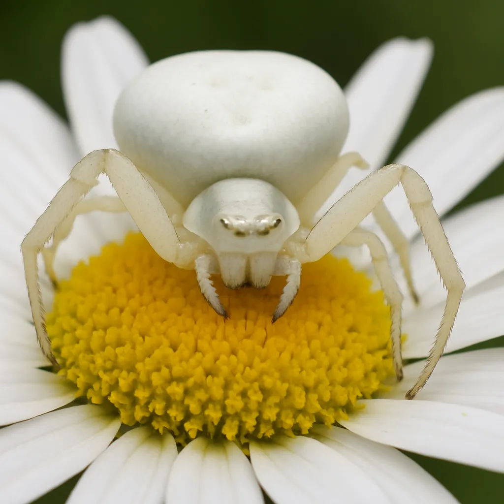 Krabik białogłowy – Misumena vatia