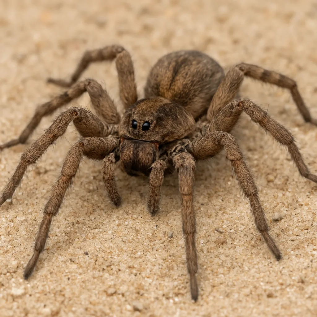 Wilczy pająk piaskowy – Lycosa erythrognatha