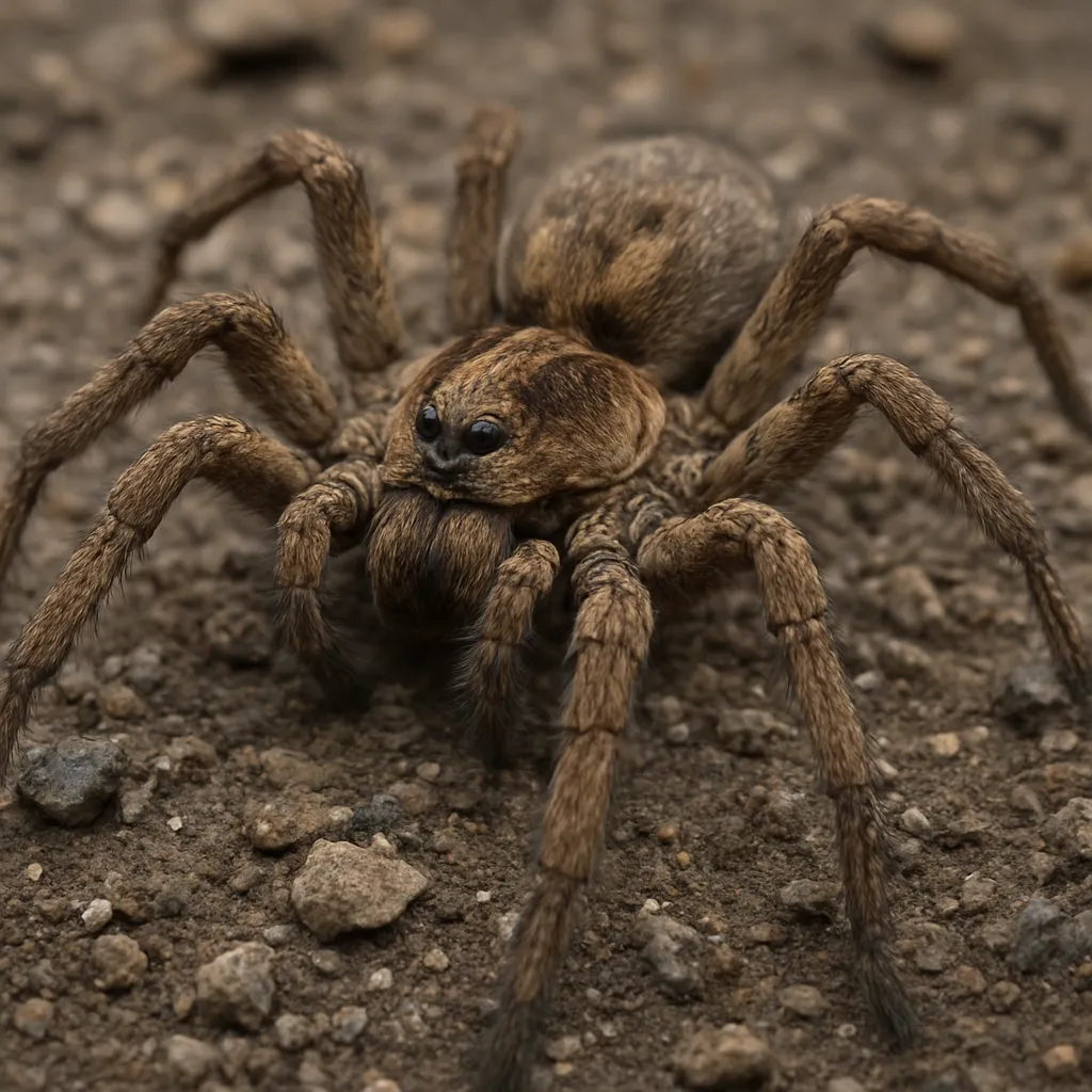 Wilczy pająk ziemny – Lycosa tarantula