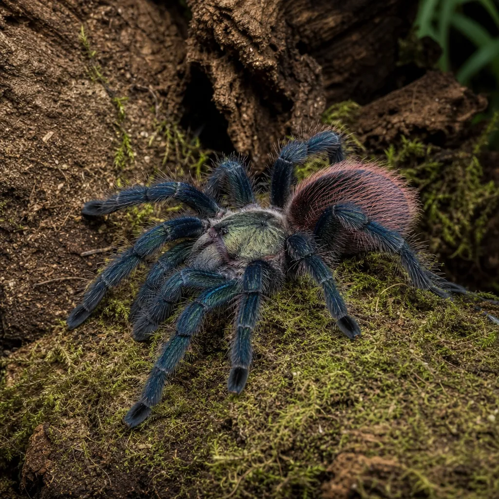 Ptasznik wielobarwny – Caribena versicolor