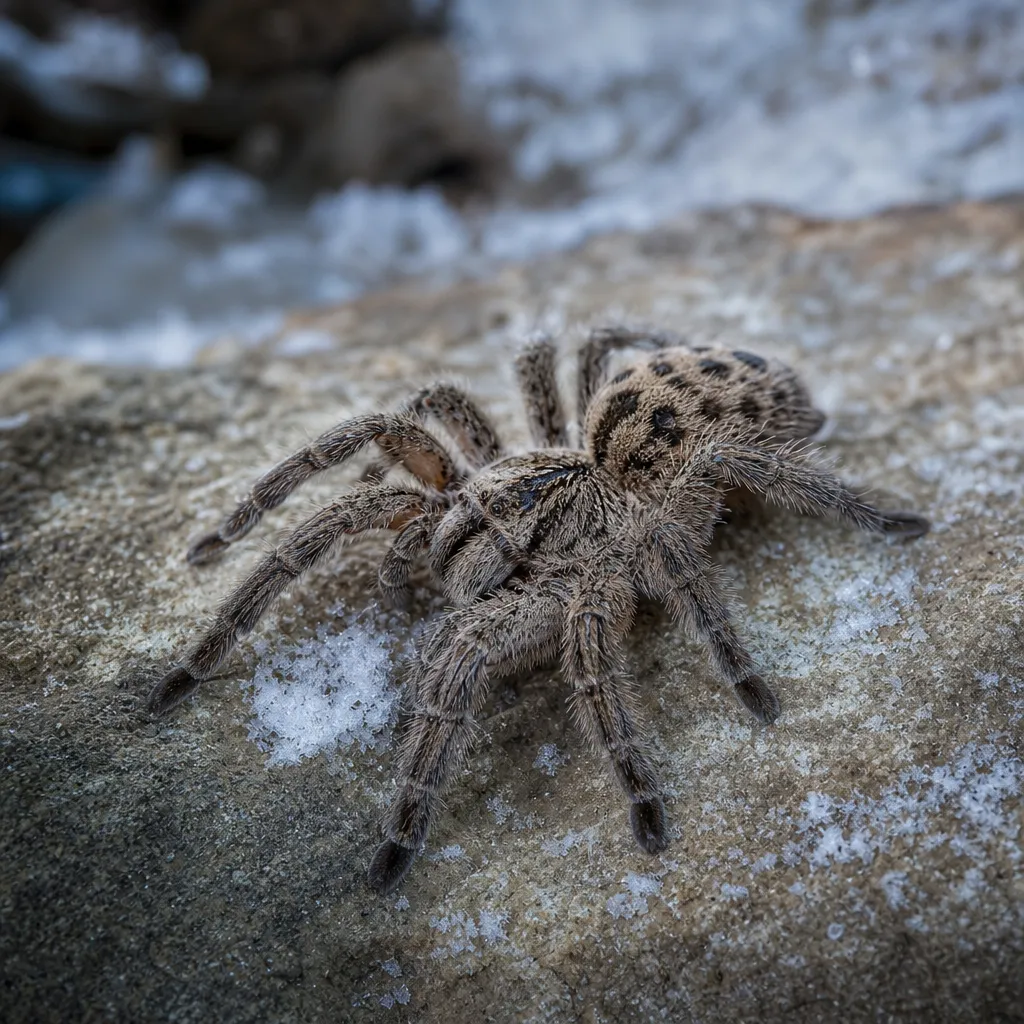 Ptasznik śnieżny – Heteroscodra maculata