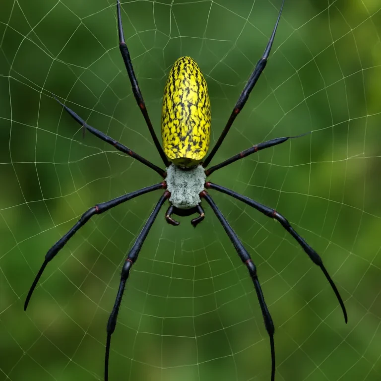 Pająk złoty wyżynny – Nephila fenestrata