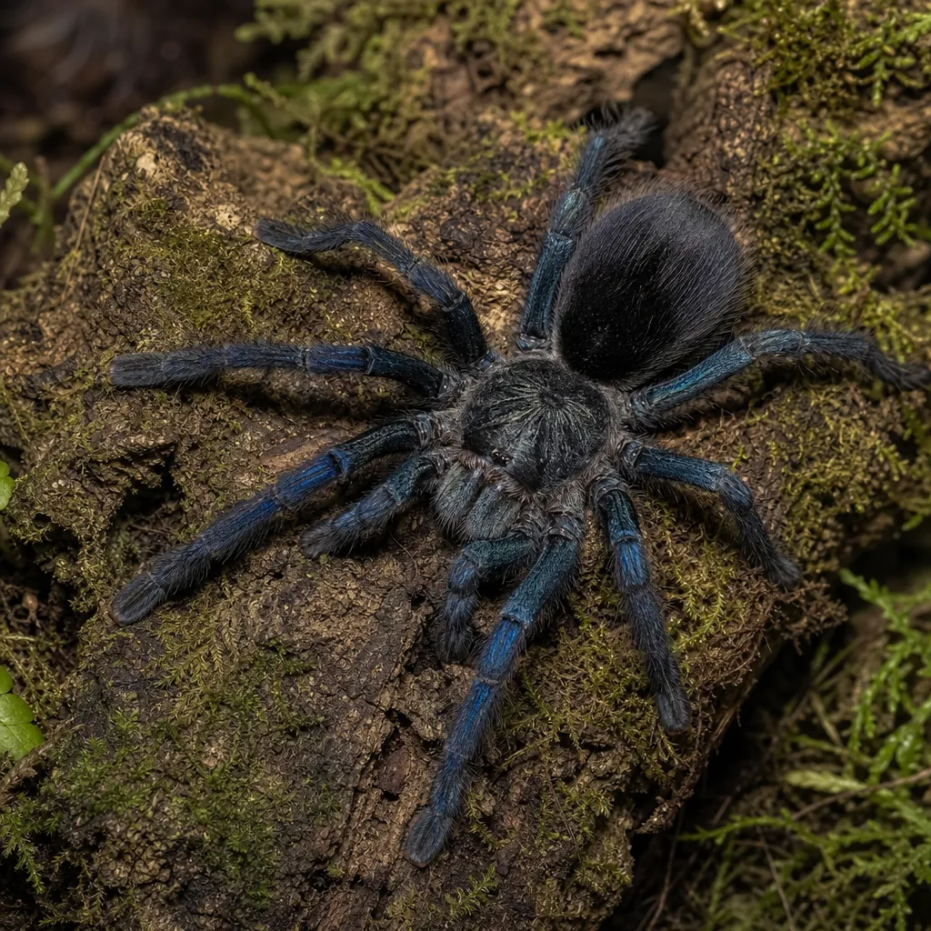 Phormingochilus sp. Sabah Blue
